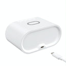 15W Wireless Charger With Mirror & Clock - White