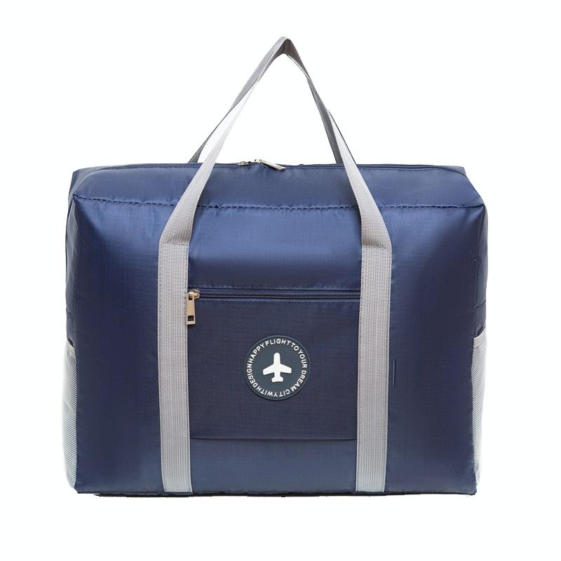 Folding Travel Bag With Trolley Case For Luggage