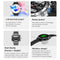 Smart Dual Display Analog Digital Call Watch - Black Leather