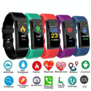 Smart Oled Fitness Tracker With Pedometer - Red