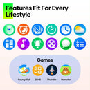 1.39 Inch Screen Ip68 Smart Watch Supports Voice Calling / Health Monitoring - Blue