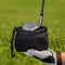 Black Portable Golf Ball Cleaning Bag - Waterproof & Removable