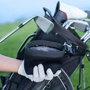 Black Portable Golf Ball Cleaning Bag - Waterproof & Removable