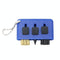 3-Piece Portable Golf Groove Cleaning Brush - Blue