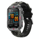 Smart Bracelet With Sleep Detection And Silicone Strap - Bt5.2 - Camo Black
