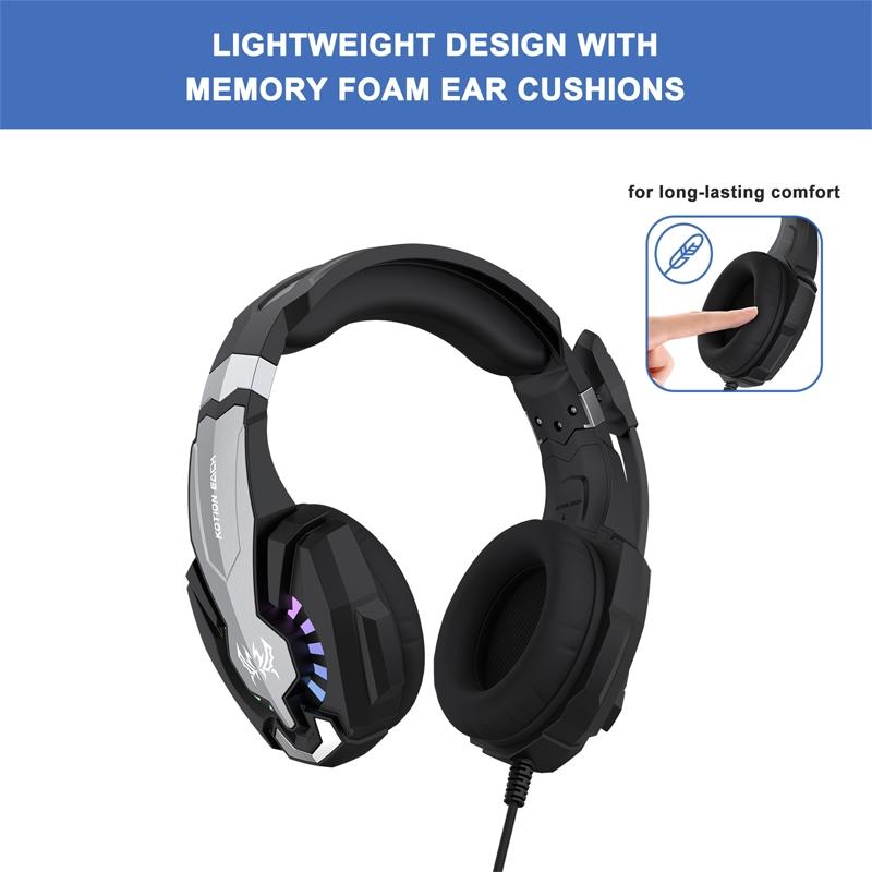 2.1M Gaming Headset With Mic Kotion Each G9000 Plus - Black White