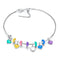 925 Sterling Silver Heart Pendant For Diy Bracelets & Necklaces - Pink