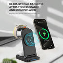 3 In 1 Magnetic Wireless Charger Stand - White