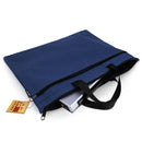 Double Zipper Canvas Storage Bag - Portable And Simple - Orange