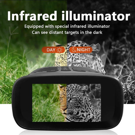 3 Ips Screen Digital Night Vision Binoculars with 3 Display - Green