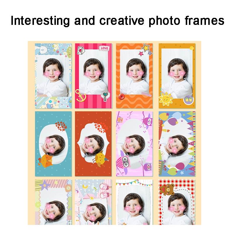 Instant Print Camera For Kids With Dual Lens And 2.4-Inch Screen