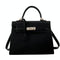 Stylish Winter Crossbody Bag For Women - Single Shoulder Kelly Design - Black