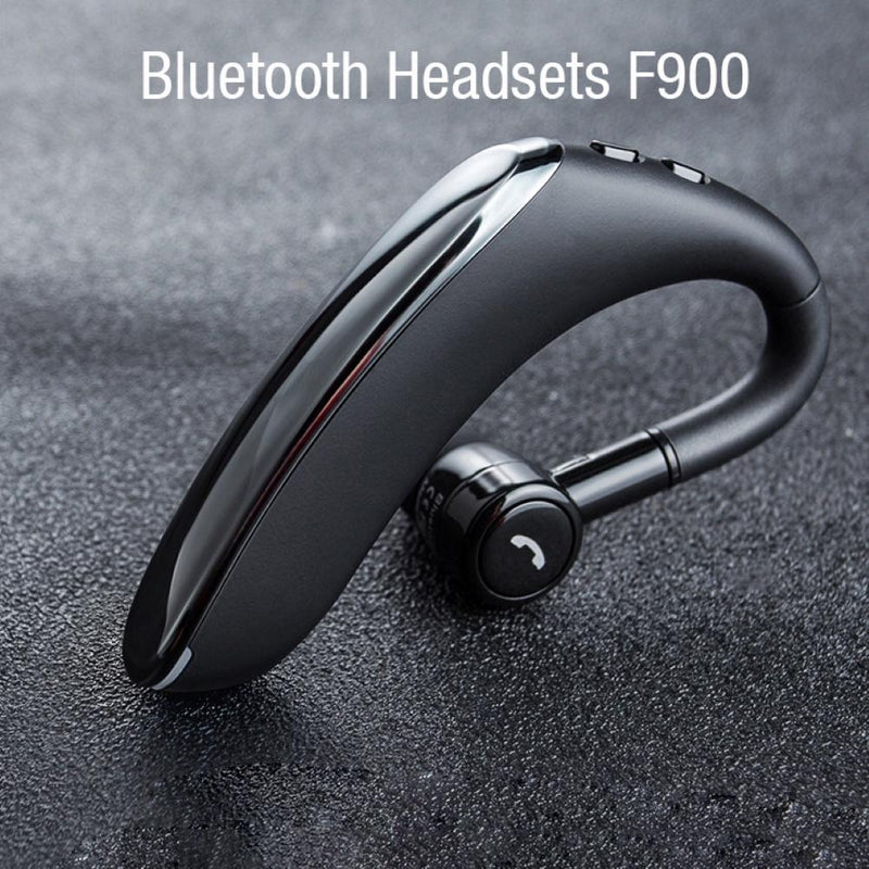180 Degree Rotating Wireless Bluetooth Car Handsfree Earphones - Blue