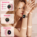 1.43 Inch Amoled Round Screen Steel Strap Smart Watch Supports Blood Oxygen Detection - Gold