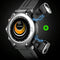 1.28 Inch Ips Touch Screen 2 In 1 Bluetooth Headset Smart Watch Support Heart Rate Monitoring / Bluetooth Music - Silver