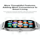 1.93 Inch Colour Screen Smart Watch Support Bluetooth Call / Health Monitoring - Silver
