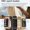 1.98 Inch 2 In 1 Bluetooth Earphone Smart Watch With Ecg & Nfc Support - Brown