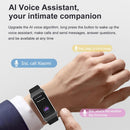 1.98 Inch 2 In 1 Bluetooth Earphone Smart Watch With Ecg & Nfc Support - Brown