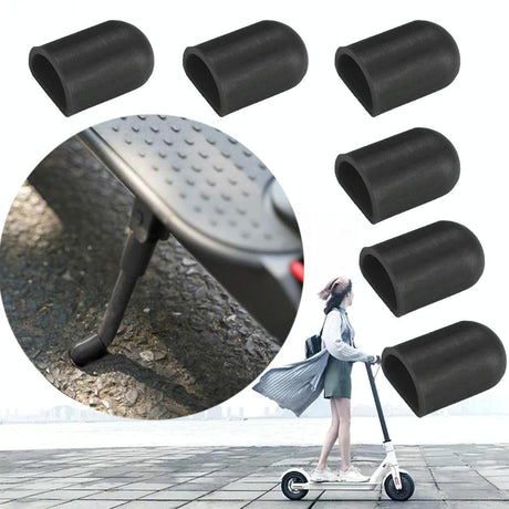 6-piece Silicone Foot Support for Xiaomi Mijia M365 Electric Scooter - Red