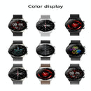 Waterproof Smart Watch With Heart / Bp / Oxygen / Sleep Monitoring - Ip68 - Silver