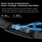 Smart Watch With Heart / Bp / Oxygen / Sugar Monitoring Silicone Strap Colour Screen - Blue