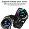 Waterproof Smart Bracelet With Touch Screen Bluetooth Call And Heart Rate Monitor - Silver