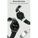 Waterproof Smart Bracelet With Touch Screen Bluetooth Call And Heart Rate Monitor - Silver