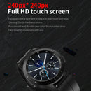 Waterproof Smart Bracelet With Touch Screen Bluetooth Call And Heart Rate Monitor - Silver