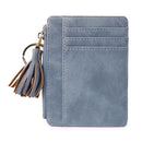 Compact Card Holder With Large Capacity Cute Mini Coin Purse - Black