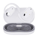 Wireless Dual-mic Bluetooth Earphones with Noise Reduction and Led Display - White