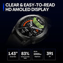 1.43 Inch Amoled Screen Sports Smart Watch Support Bluetooth Call - Blue