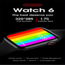 1.75 Inch Ips Smart Watch Waterproof Temp / Heart / Bp / Sleep Monitoring - White