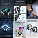 1.39 Inch Waterproof Bracelet Support Bluetooth Call / Nfc / Heart Rate - Silver