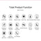 Smart Watch With Call Reminder And Health Monitoring - Waterproof - Black