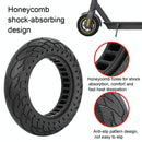 10 Inflatable Honeycomb Solid Run-flat Tire Electric Scooter - 36Mm Slot Yellow