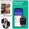 2.01 Inch Waterproof Smart Watch Bt Call / Heart Rate / Blood Pressure / Blood Oxygen - Pink Gold