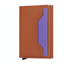 10x6x3cm Secure Brush Card Bag - Compact and Protective - Brown