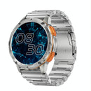 1.43 Inch Amoled Round Screen Steel Strap Smart Watch - Gold