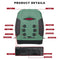 3 Tft Screen Binoculars with 4k Infrared Night Vision - Gd903 - Green