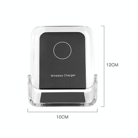 10W 3 In 1 Vertical Wireless Charger - White