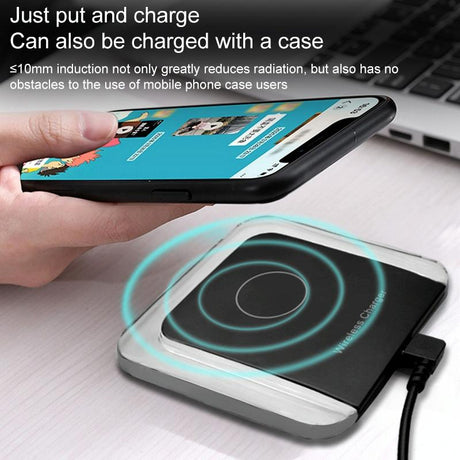 10W 3 In 1 Vertical Wireless Charger - White