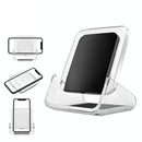 10W 3 In 1 Vertical Wireless Charger - White