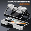 For Samsung Galaxy Z Fold4 5G Shockproof Tpu Pc Case With Pen - Gold