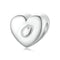 925 Sterling Silver Platinum Plated Love Letters Diy Beads In - O
