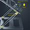 Adjustable Metal Notebook Stand - Gray Desktop Support