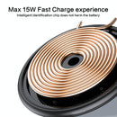 15W Desktop Wireless Charging Pad - White