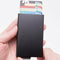 Automatic Eject Rfid Blocking Aluminum Card Wallet - Black