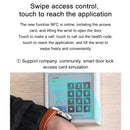 1.36 Inch Amoled Screen Leather Strap Smart Watch Support Nfc Function / Blood Oxygen Monitoring - Silver