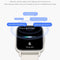 1.83 Inch Bt5.2 Smart Sport Watch Support Bluetooth Call / Sleep / Blood Sugar / Blood Oxygen / Temperature / Heart Rate / Blood Pressure Health Monitor - Pink
