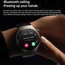 1.43 Inch Amoled Ip67 Smart Call Watch Support Ecg / Body Temperature / Blood Glucose Monitoring - Silver